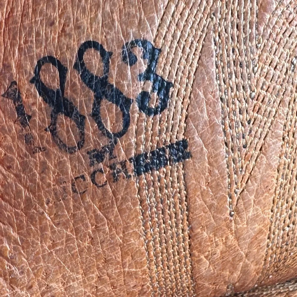 Lucchese Savannah dark Brown Western Boots cowboy cowgirl pointed toe leather - Picture 3 of 14